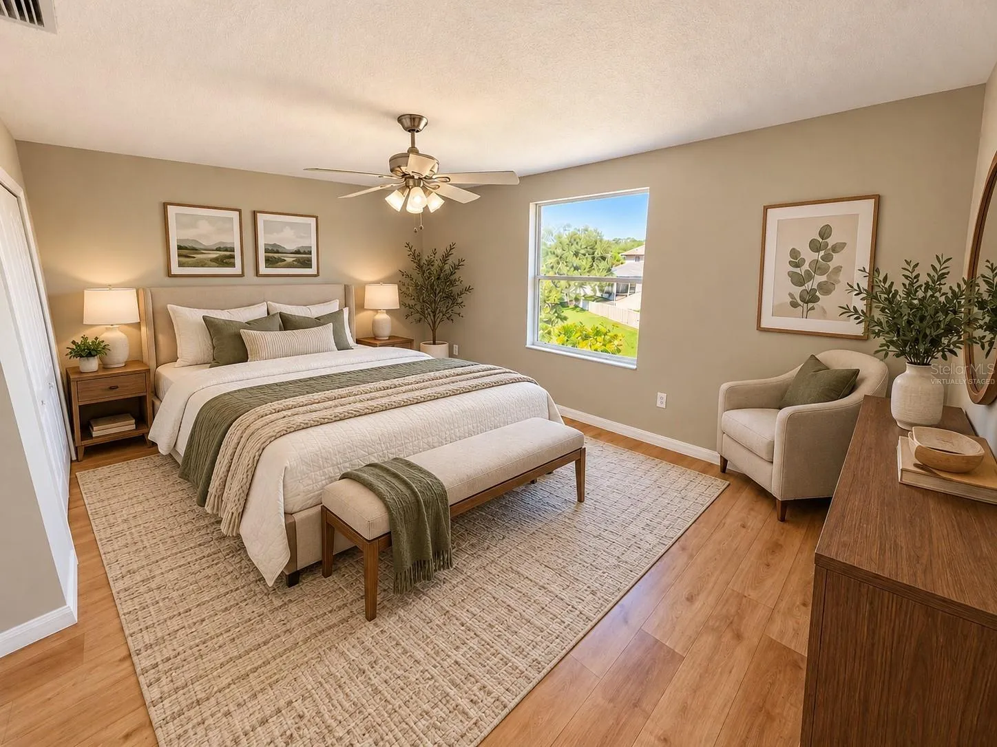Virtually Staged Bedroom 2