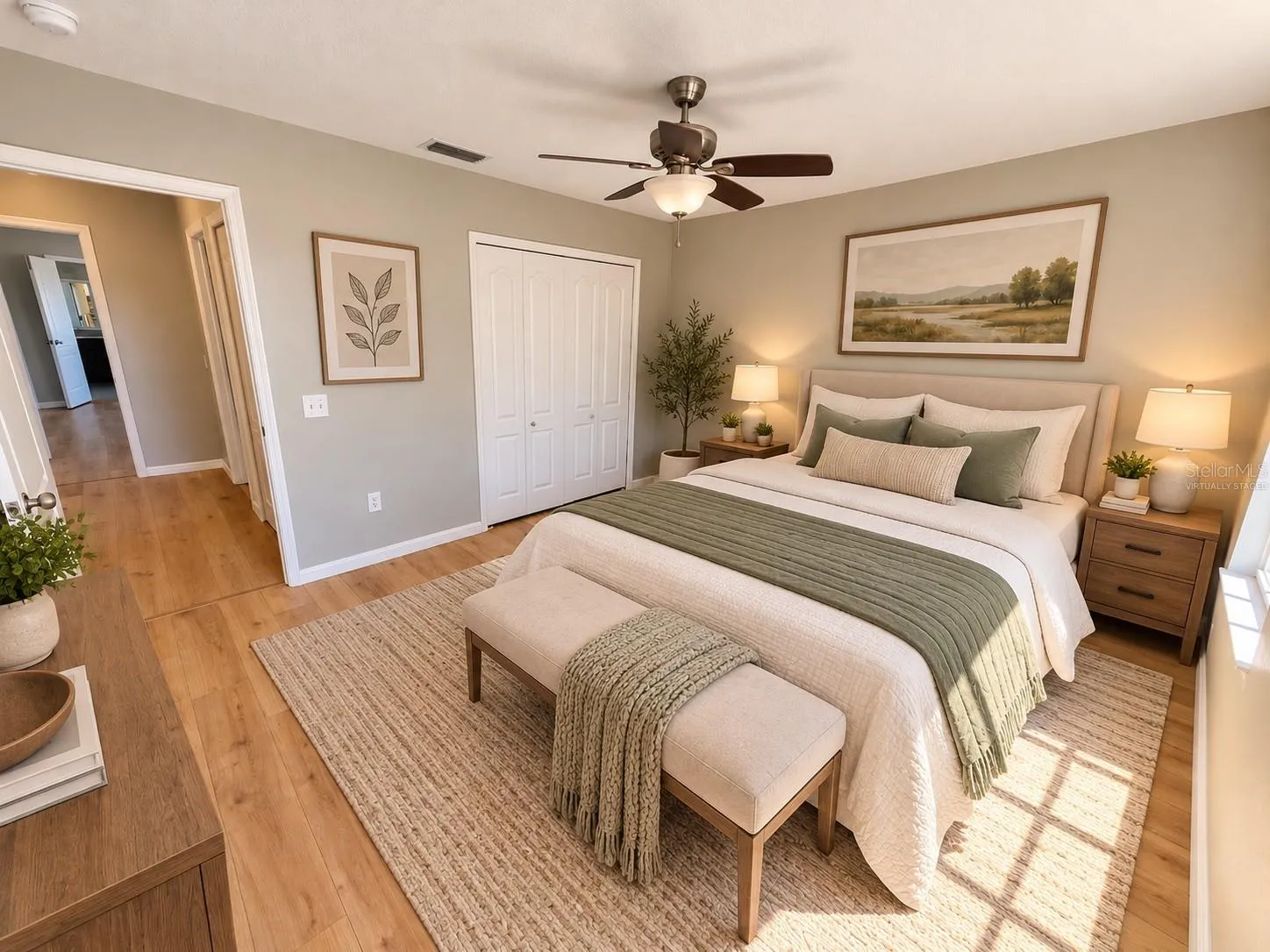 Virtually Staged Bedroom 4