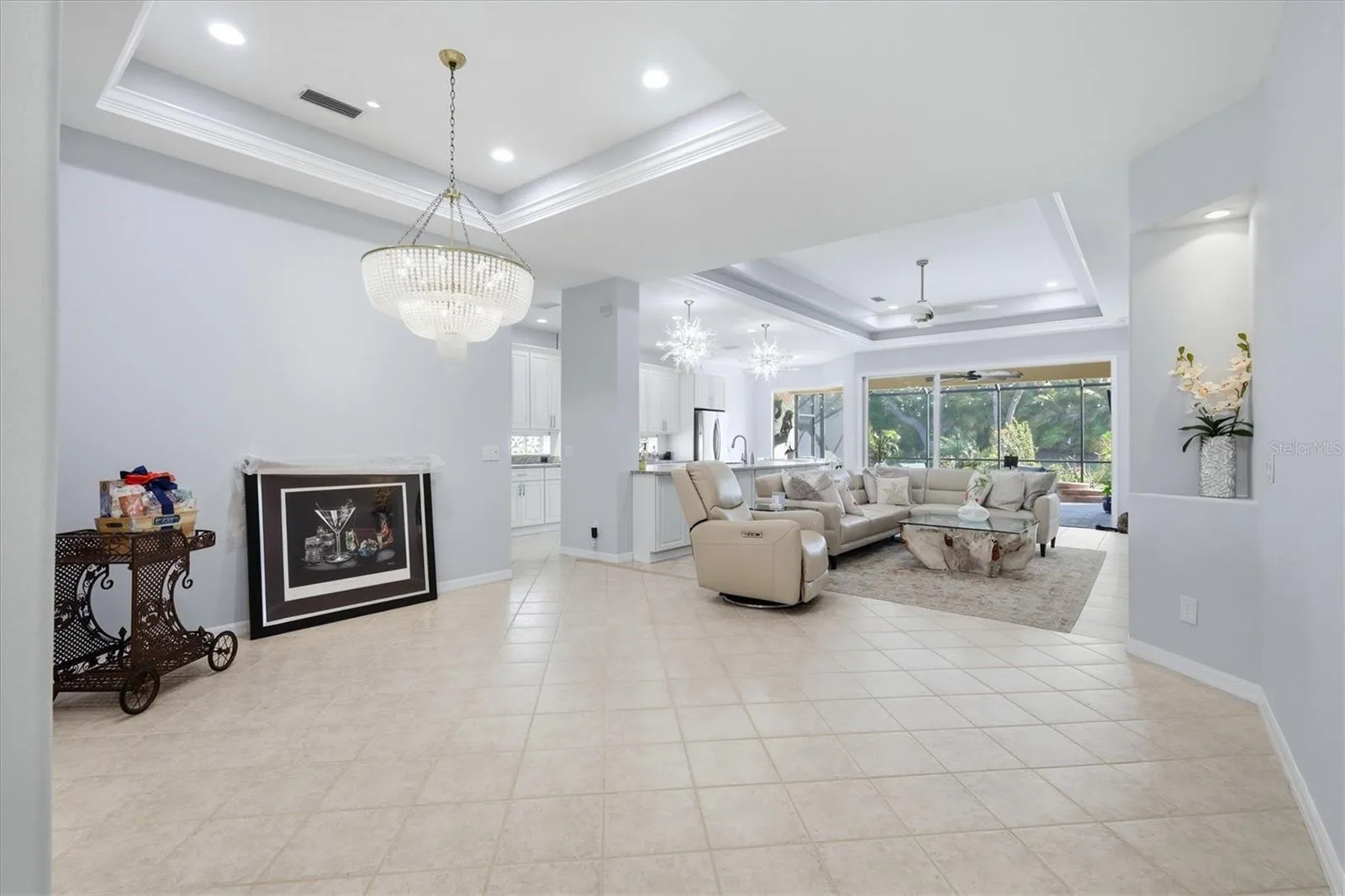 From Foyer looking into Dining Room/Family Room