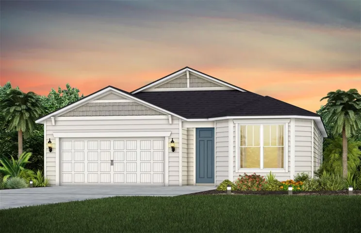 Rendering of home, color scheme is for representation purposes only.