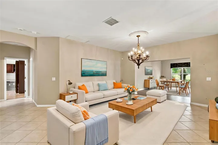 Virtually Staged Living Room