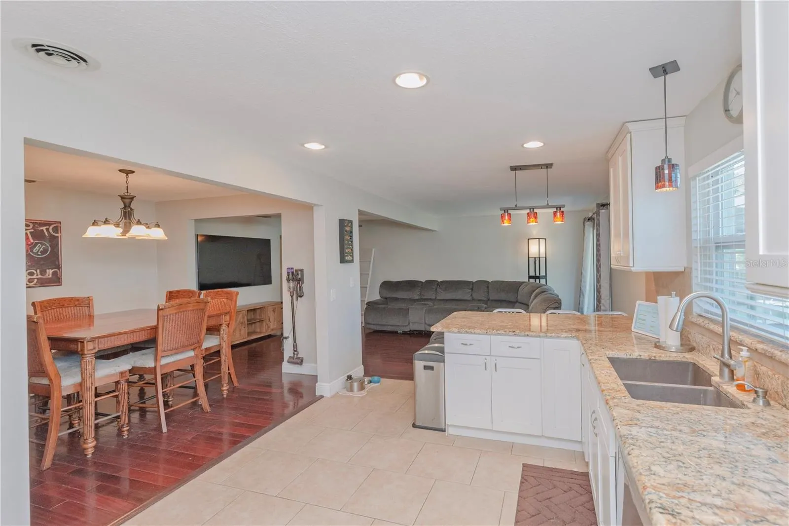 Open floor plan.