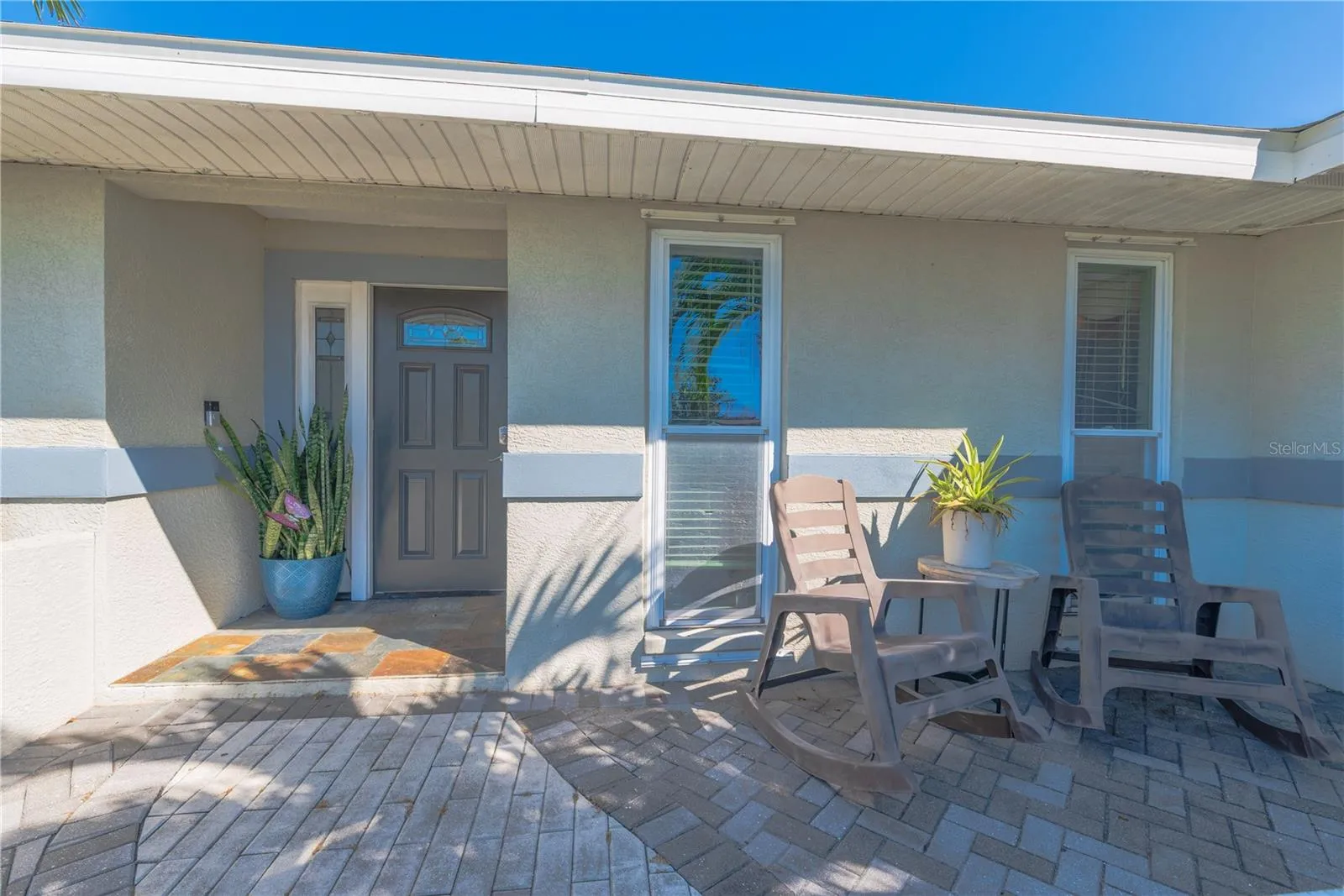 Front porch and entry.