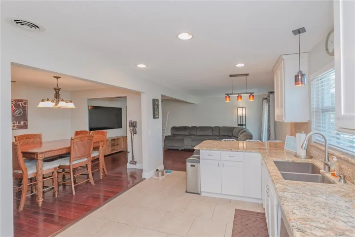 Open floor plan.