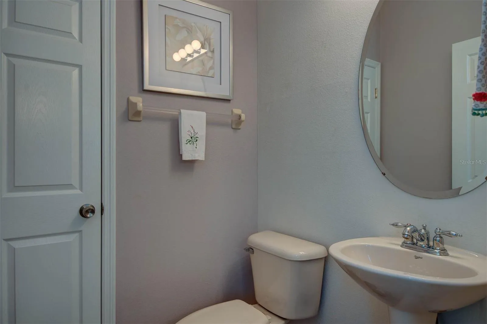 powder room on main living area.