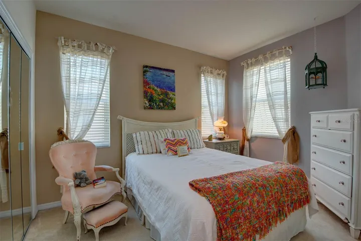 staged guest room
