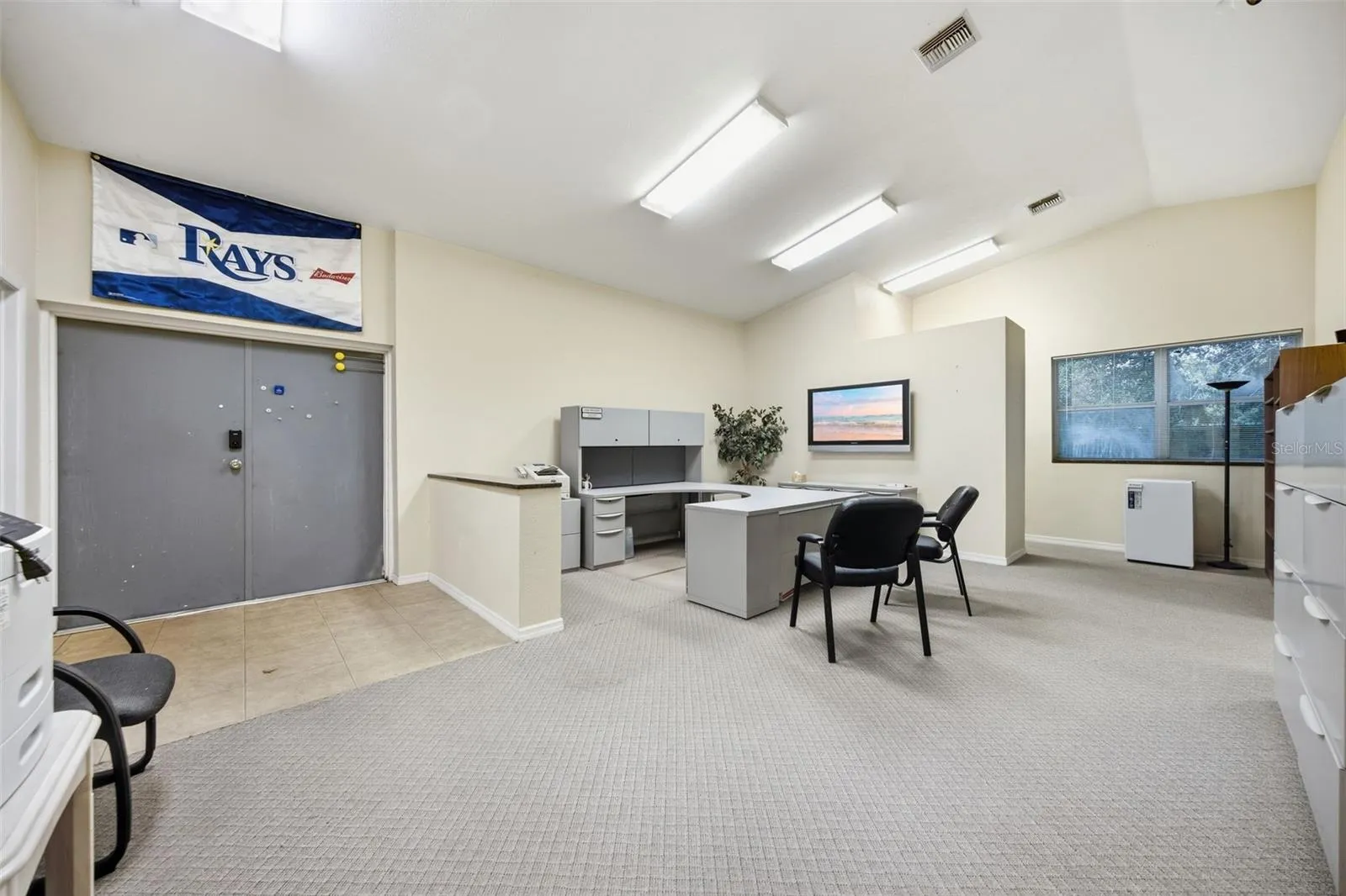 Office area include 3 separate offices and open area