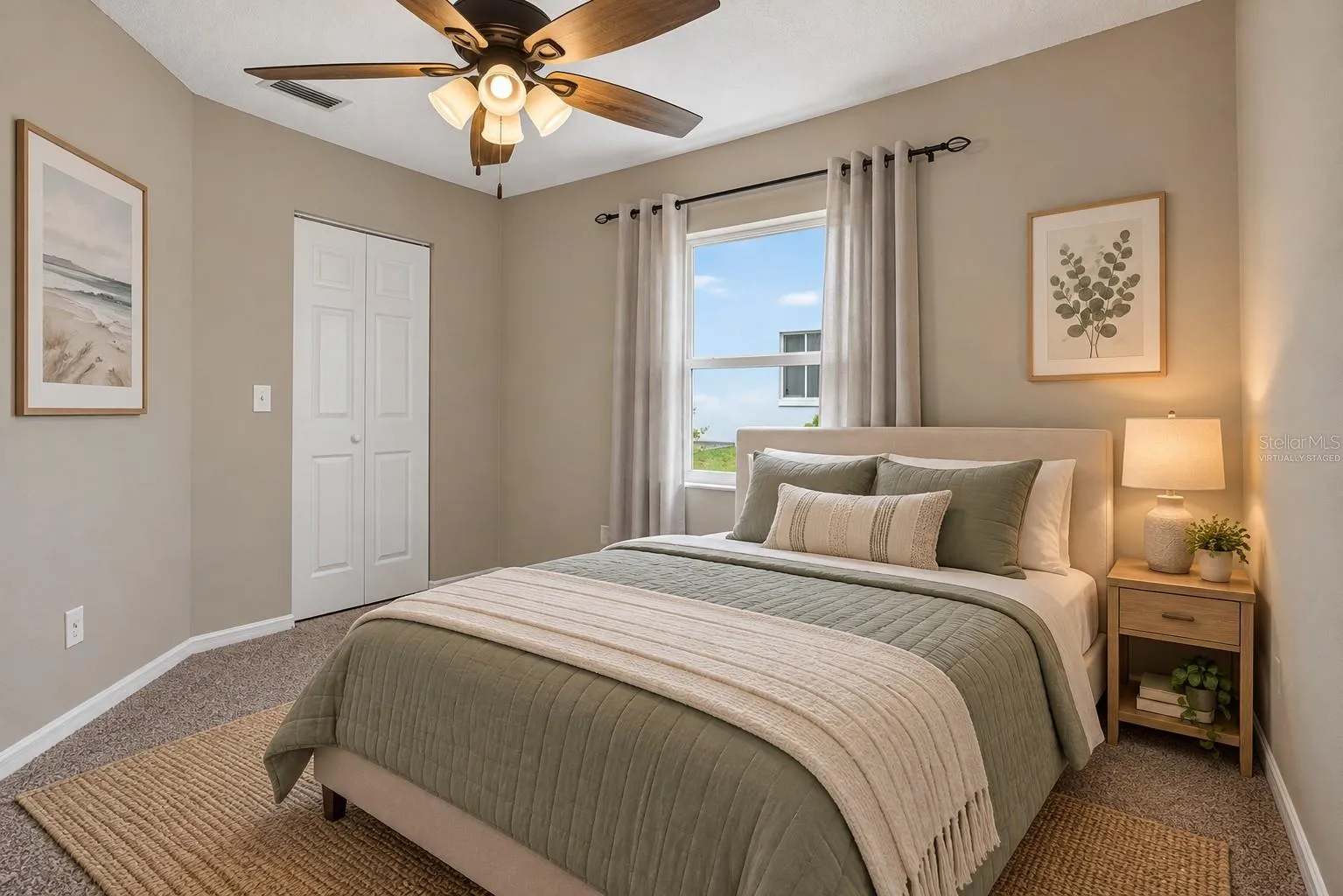 Guest Bedroom 1 Virtually Staged