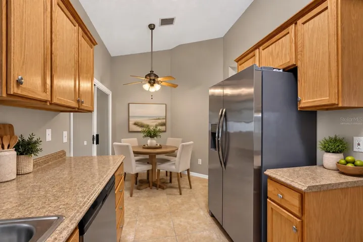 Kitchen with Breakfast NookVirtually Staged