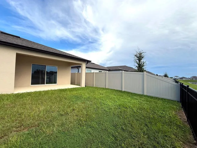 Backyard and Covered Patio