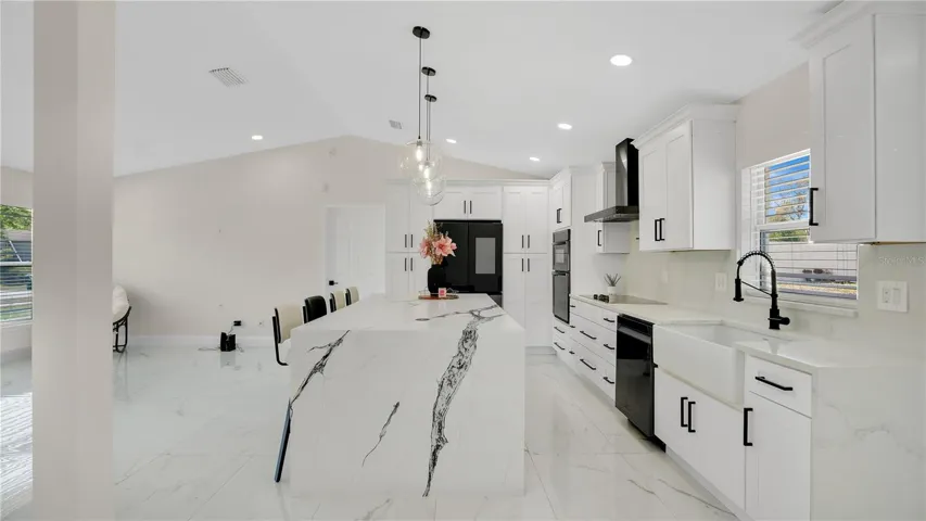 Kitchen cabinetry and counters