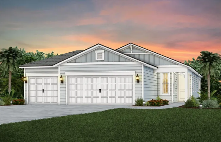 Rendering of home, color scheme is for representation purposes only.