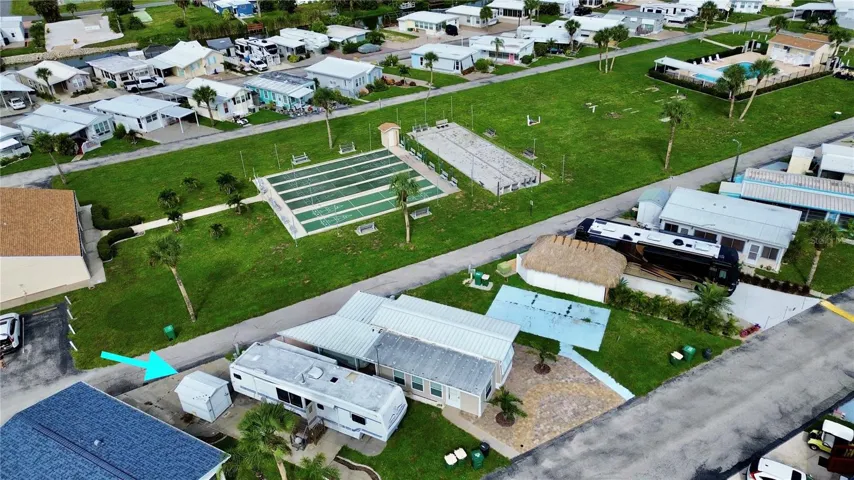 Aerial of lot