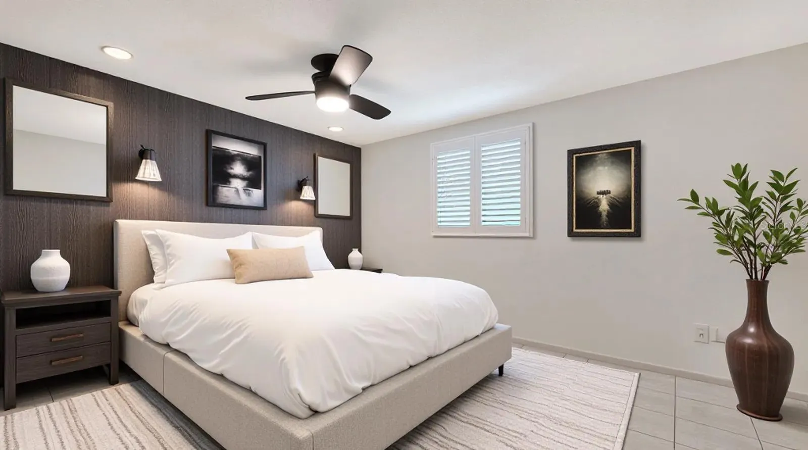 Staged Guest Bedroom