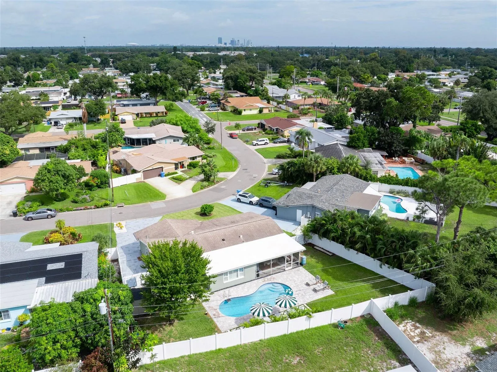 Aerial View Of The Home