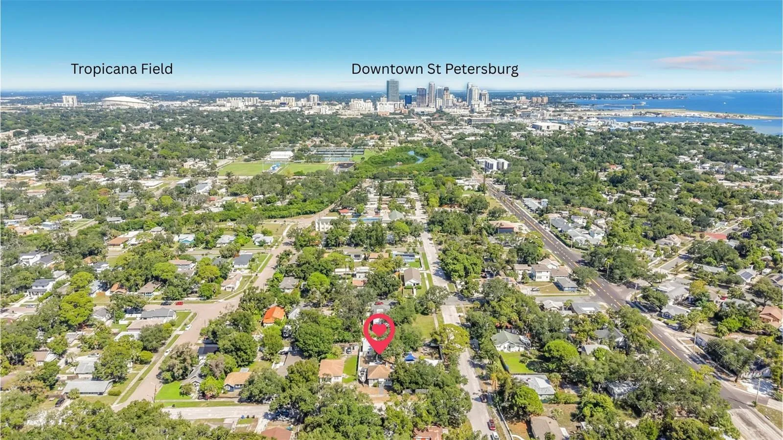 Close to Downtown St Pete, Tropicana Field, and so much entertainment/art/restaurants