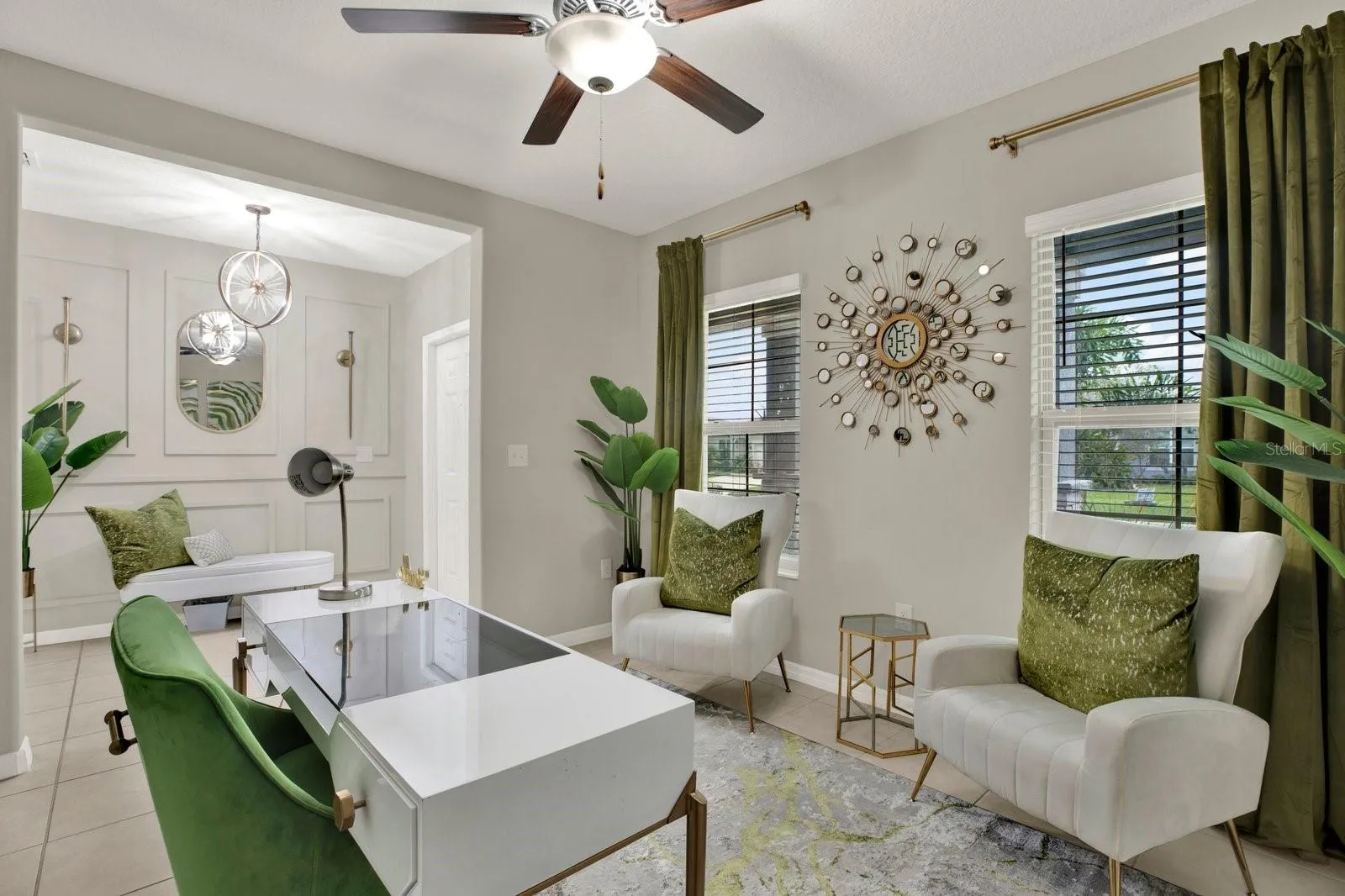 Separate office/den near the front entrance.