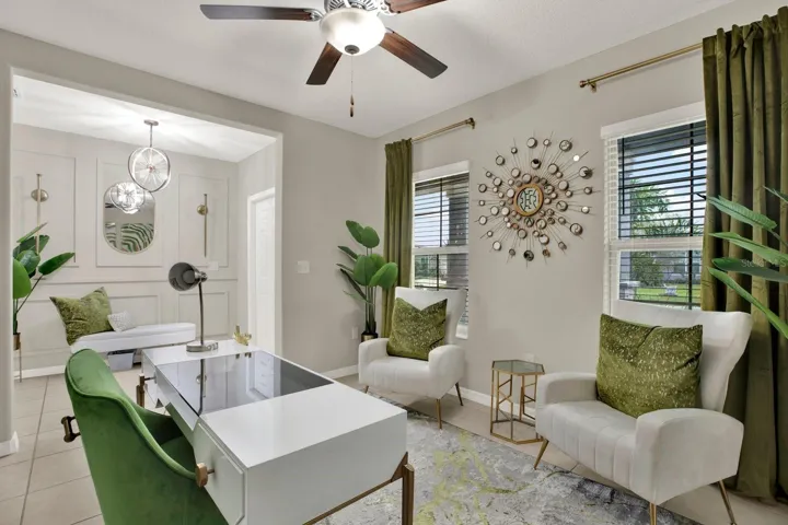Separate office/den near the front entrance.