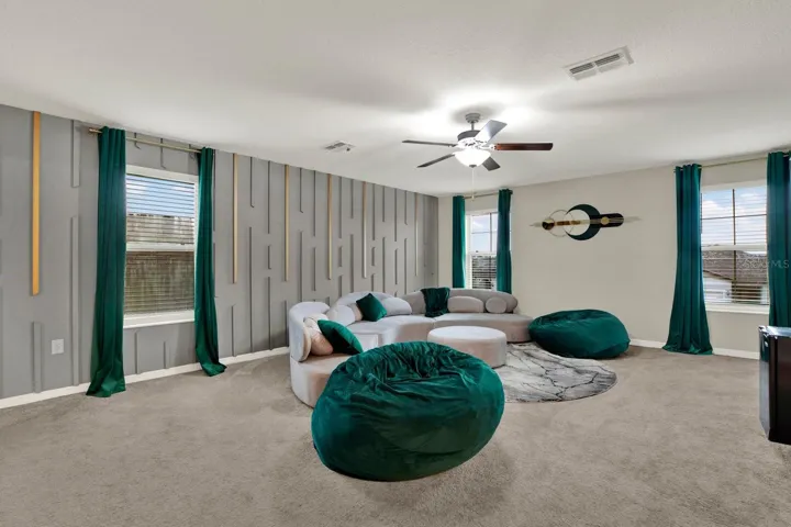 Second floor loft/bonus room.