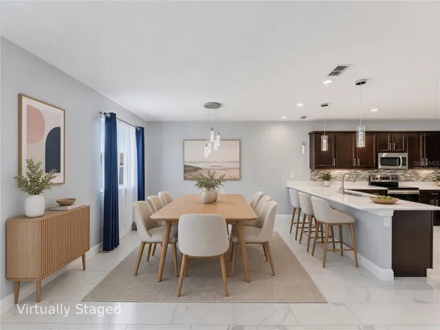 Virtually Staged Dining