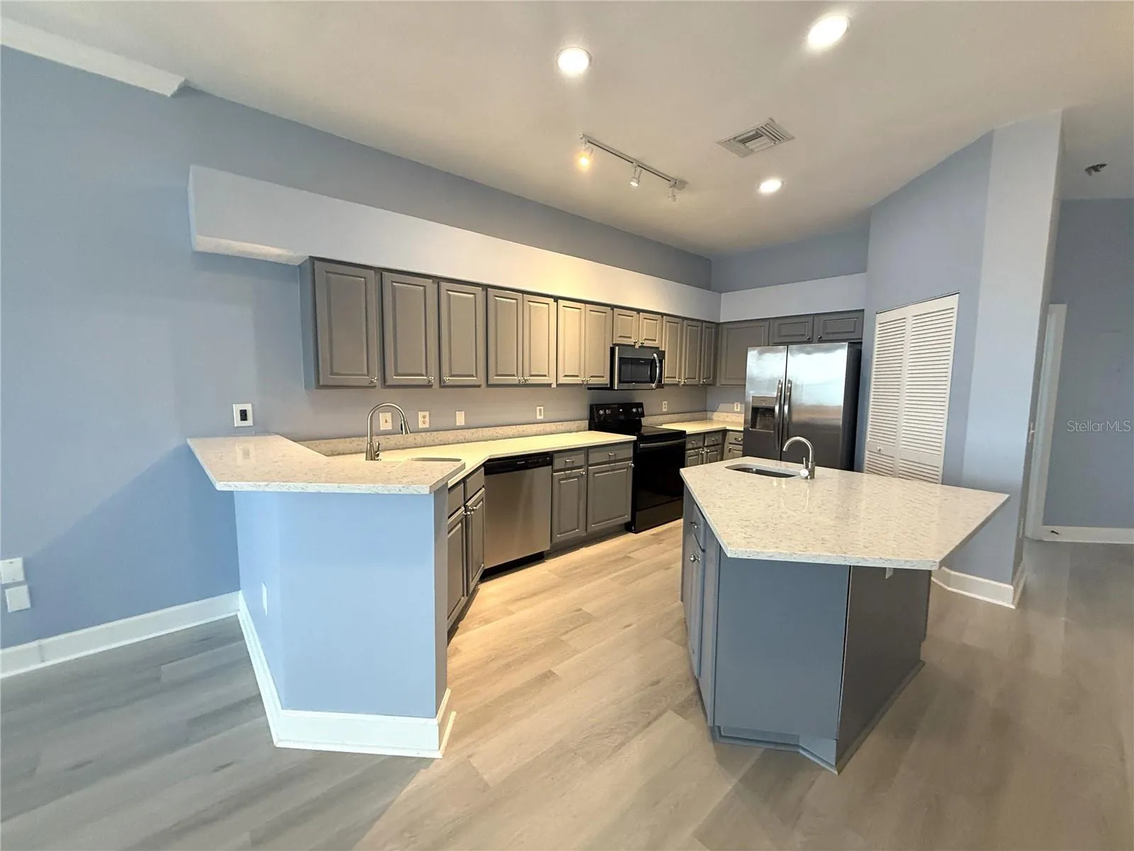 Kitchen with Double Sinks