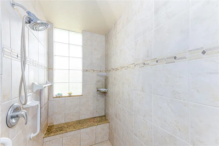 Shower in primary bath