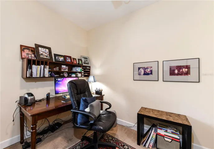 Study, just off the living room