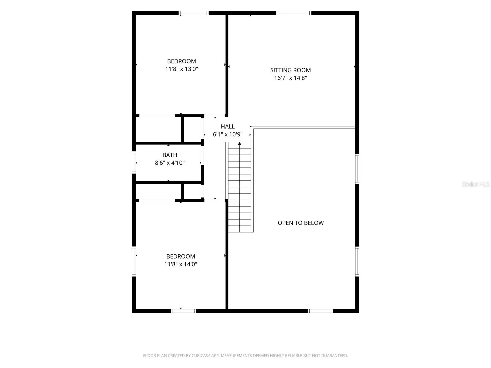 FLOOR PLAN LEVEL 2 W/ APPROX MEASUREMENTS