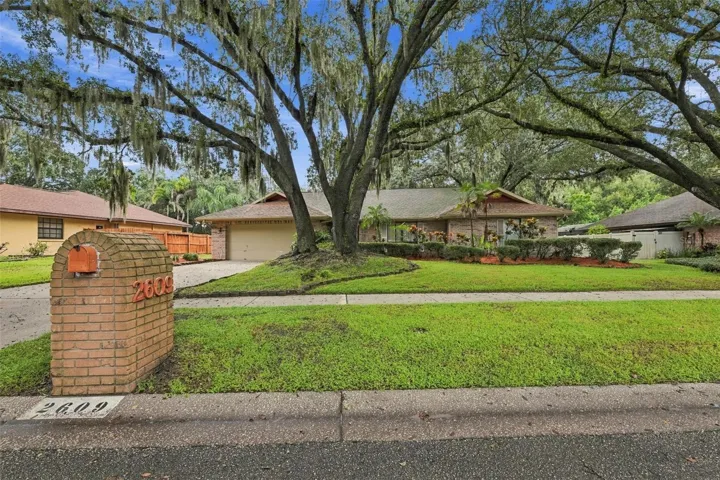 What a wonderful neighborhood!  Street is dead end, which limits traffic, lined with beautiful majestic Oak Trees and sidewalks.