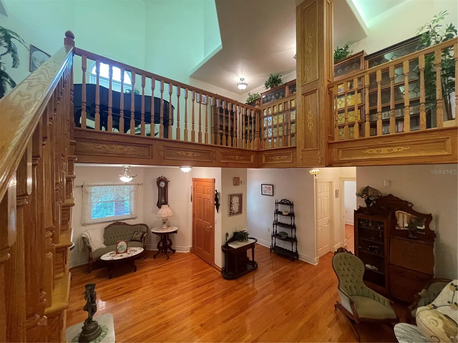 Marveling at the view of the second floor and the mezzanine on the 3rd floor