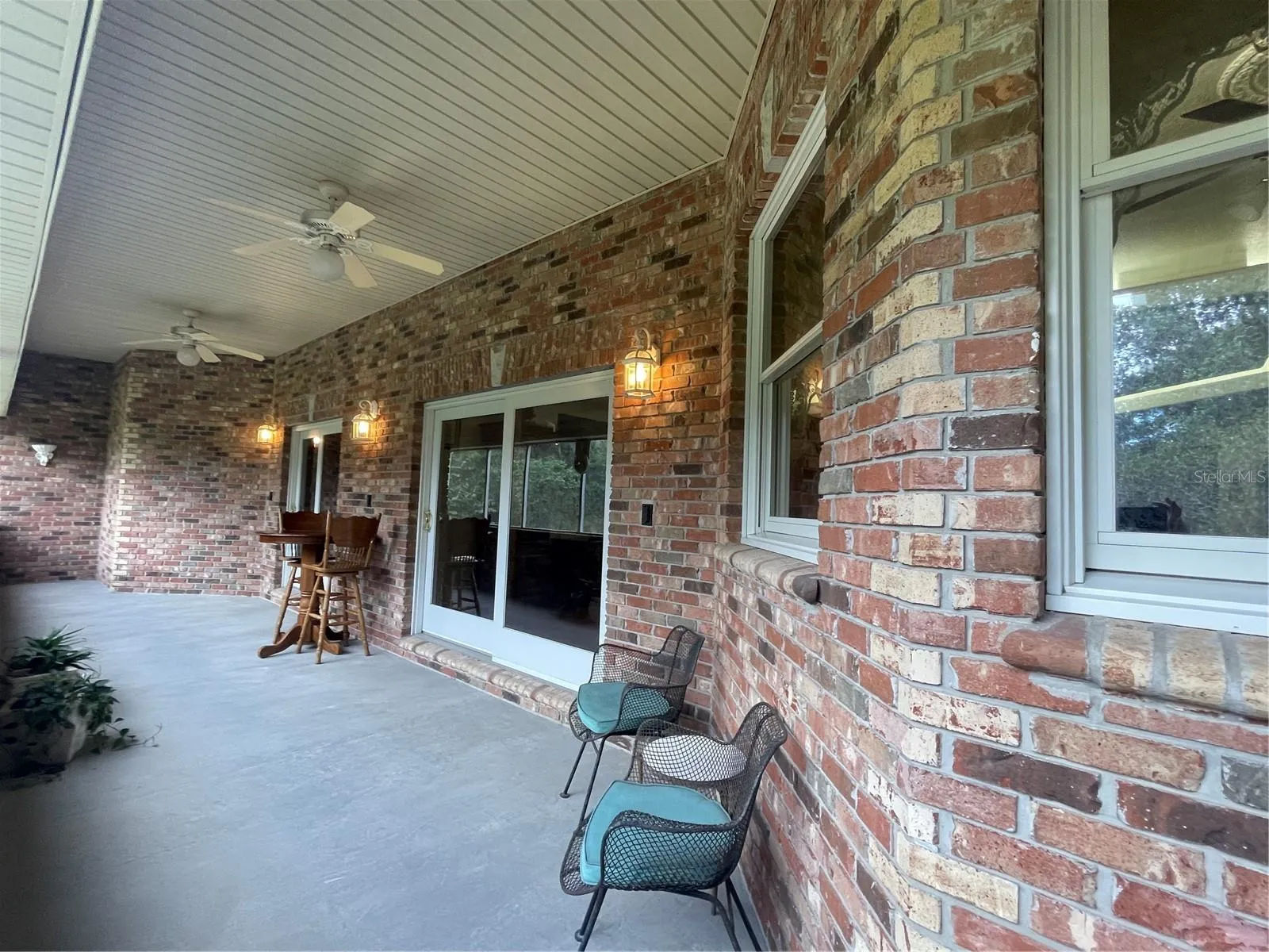 Screened Balcony facing the river is 324 sq ft