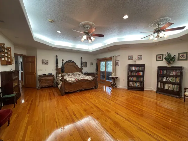 Door to the left leads to the living area and parlor