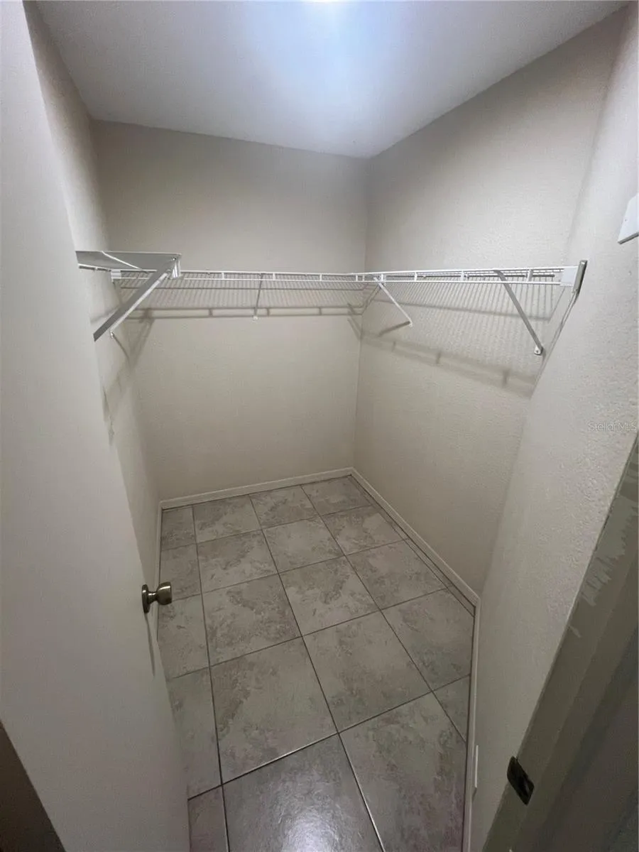 Primary walk in closet