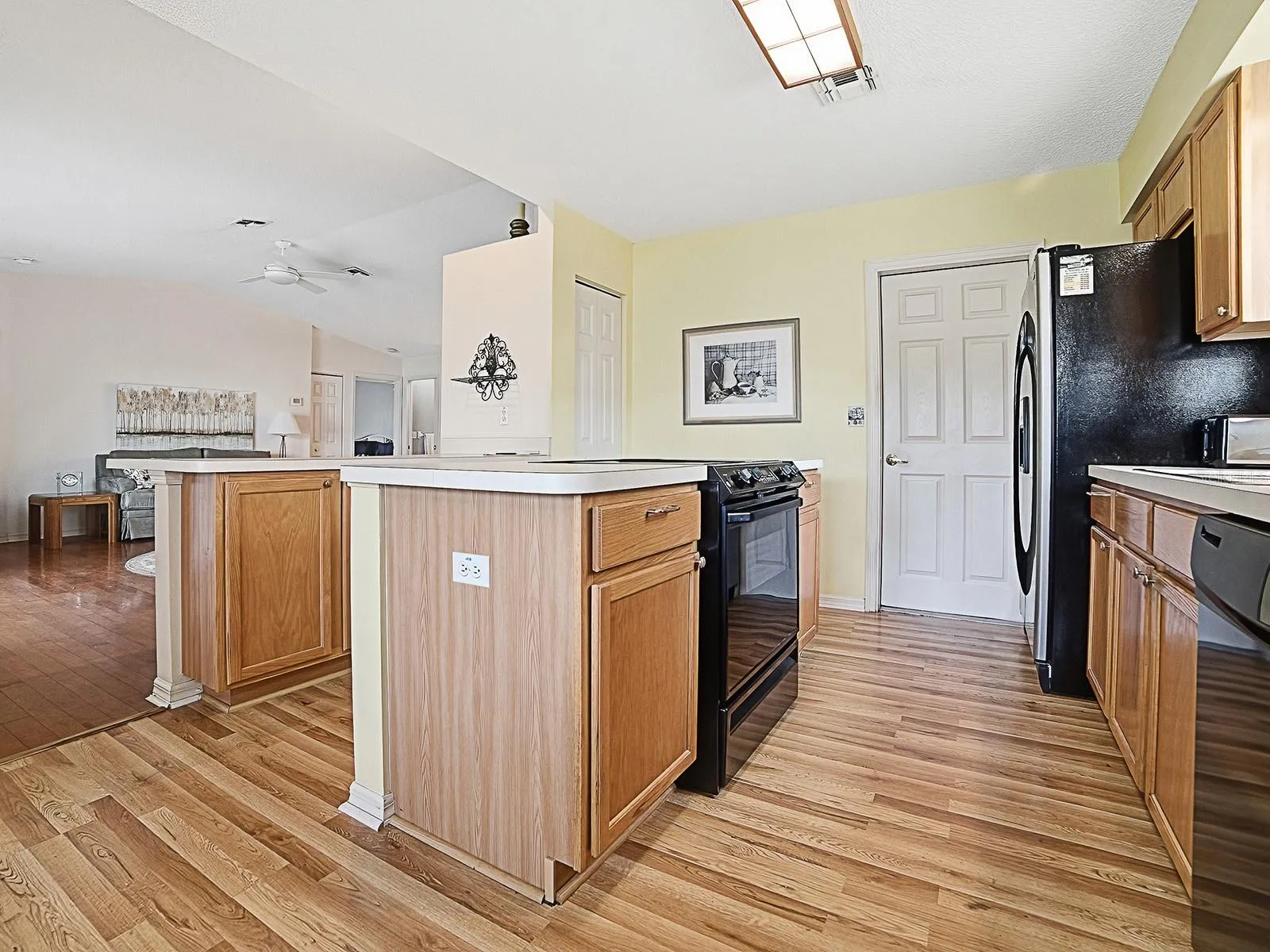 YOUR OPEN KITCHEN WITH AN ISLAND