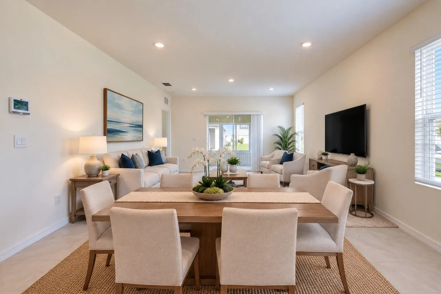 Virtually Staged, Formal Dining Room