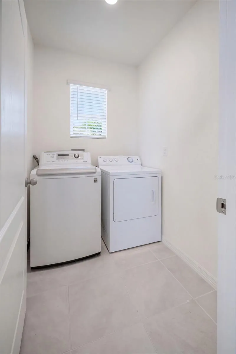 Laundry Room includes the washer &amp; dryer