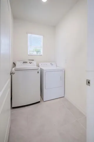 Laundry Room includes the washer &amp; dryer