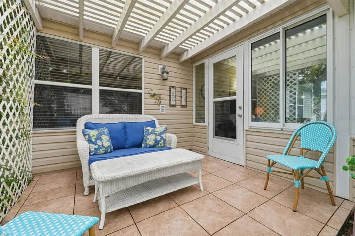 Backyard patio