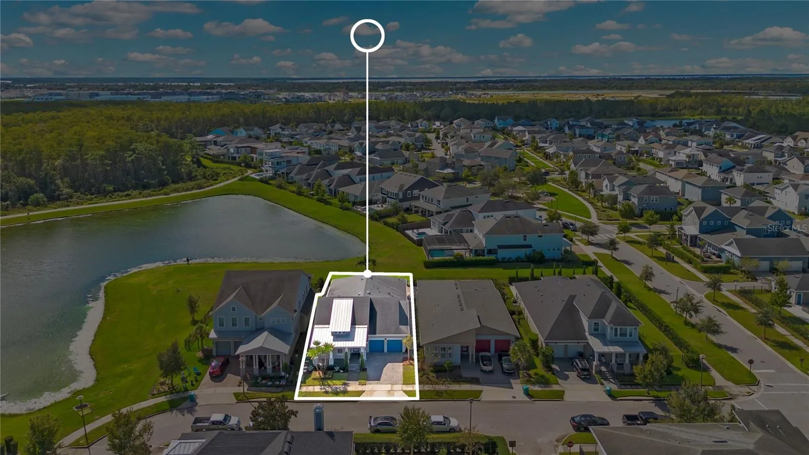 Laureate Park in the heart of Lake Nona, under a mile from Lake Nona Medical City with easy access to SR 417, SR 528, and Orlando International Airport.