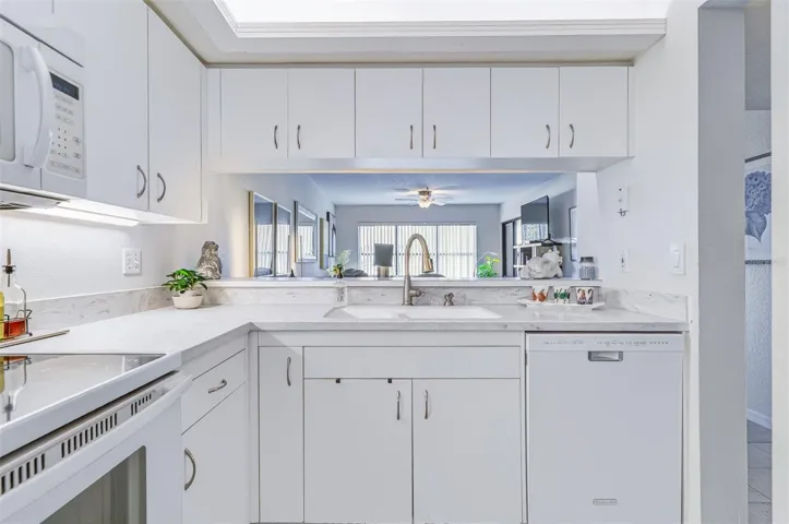 peekaboo to living area