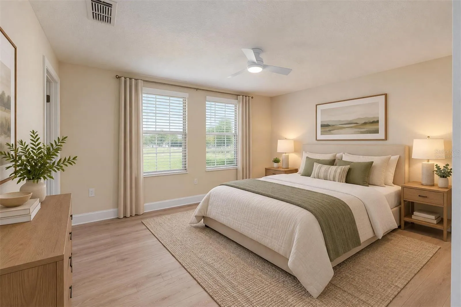 Virtually Staged - Primary bedroom