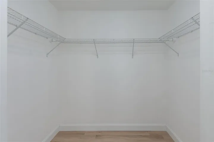 Primary walk-in closet