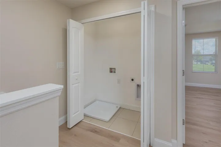Laundry area