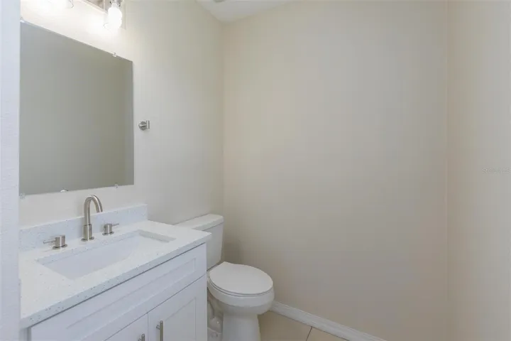 Downstairs half bath