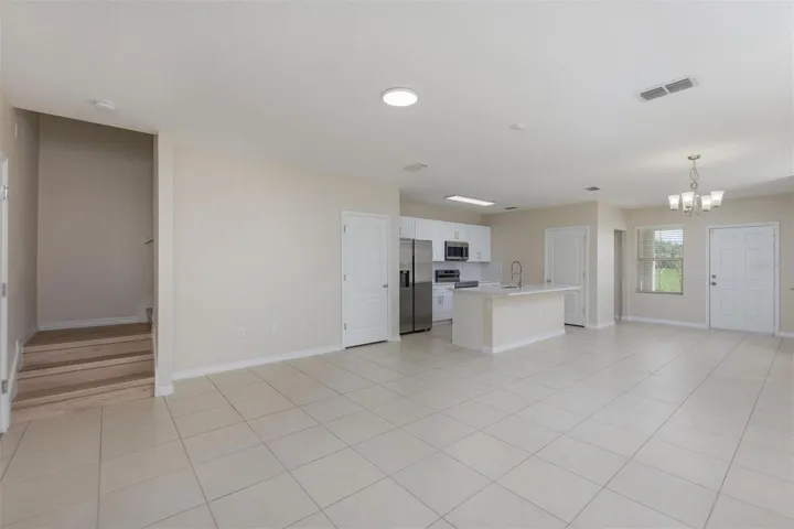 Open-concept living space