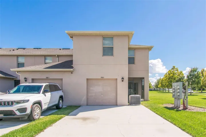 Rear-entry garage exterior