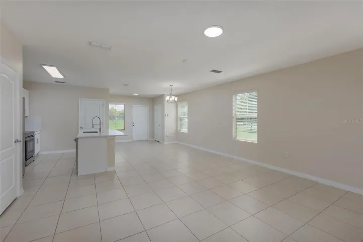 Reverse living-area view