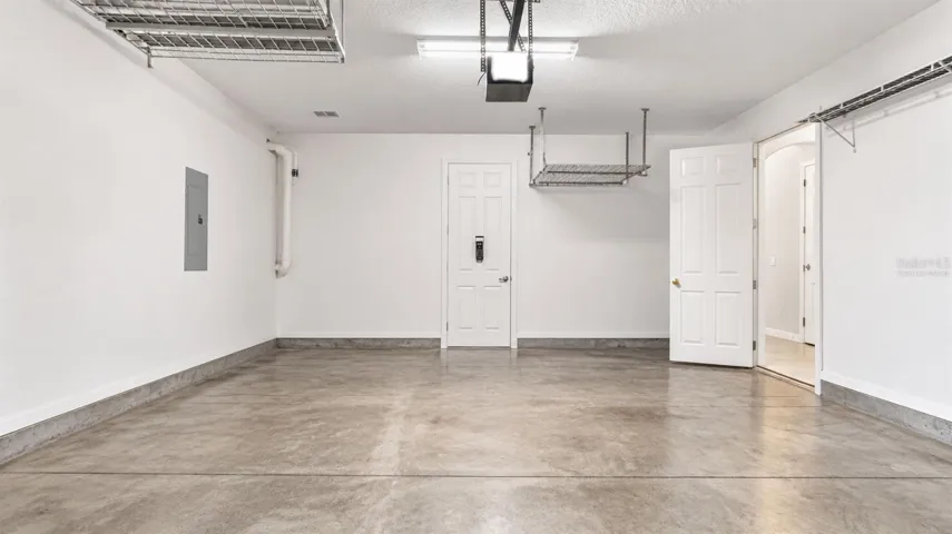 Virtually Staged-Garage-Upper Storage Throughout