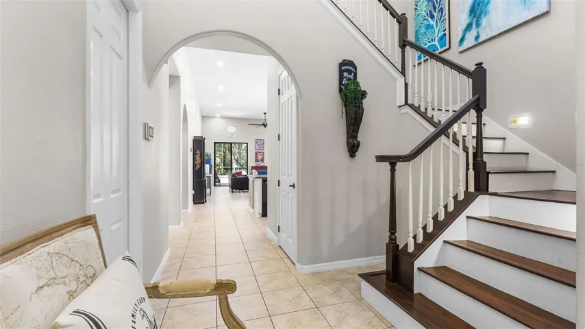 Staircase To Second Floor