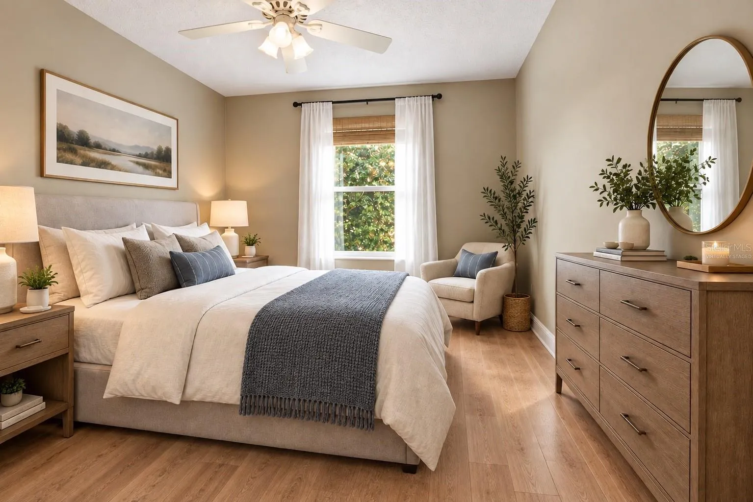virtually staged  - Bedroom #2